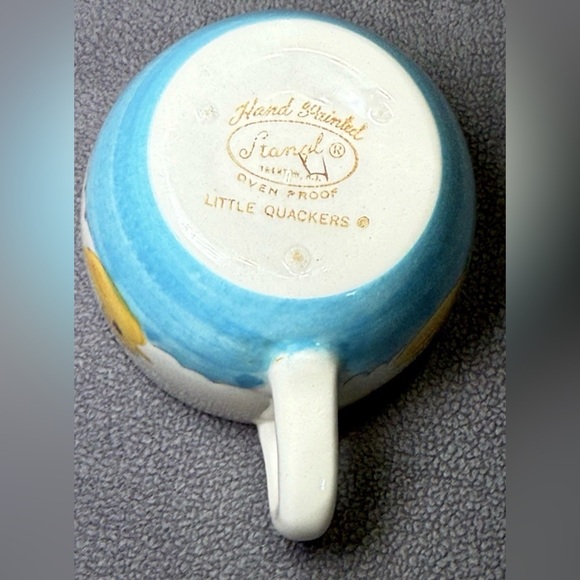 Stangl Pottery Kiddieware Little Quackers Hand Painted Cup Signed 2.75"T - Picture 5 of 7